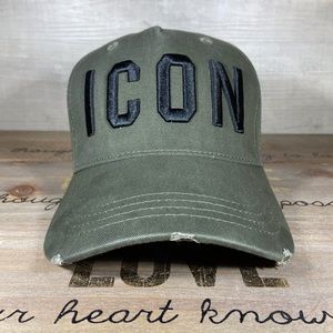 Dsquared2 ICON Military Green Baseball Cap Hat